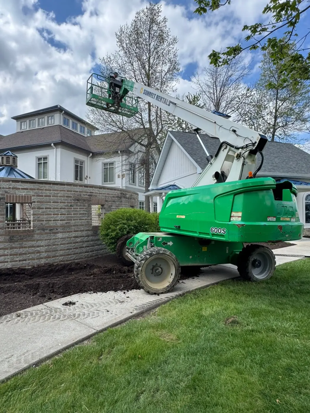 Commercial roof inspection documented in Stilesville
